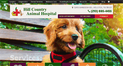 Desktop Screenshot of hillcountryanimalhospital.com